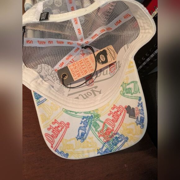 NWT Von Dutch White Trucker hat - Picture 4 of 7